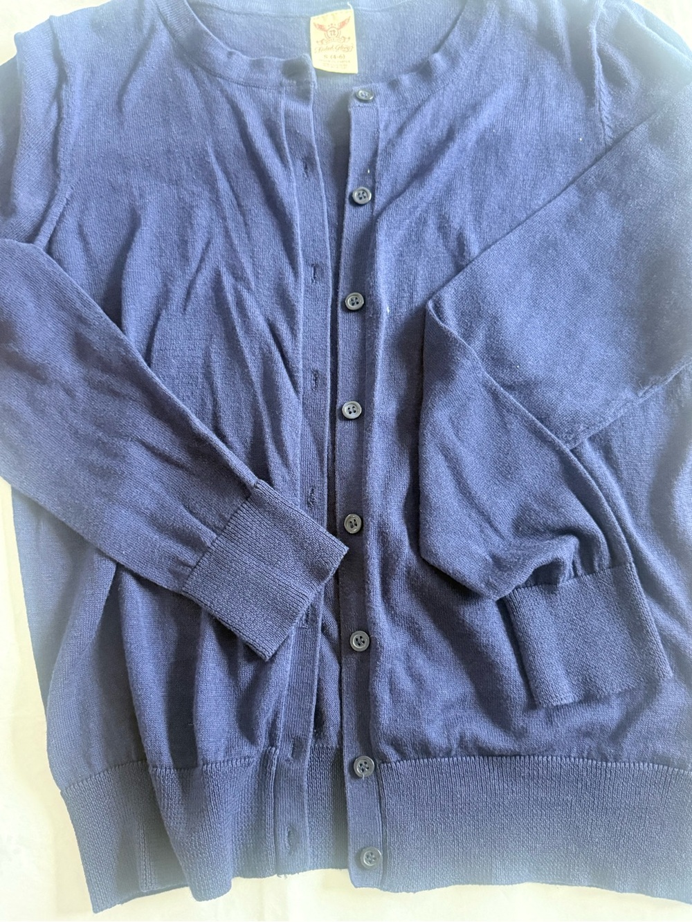 Faded Glory Navy Button Cardigan